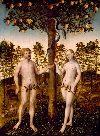 The Fall of Man by Lucas the Younger Cranach